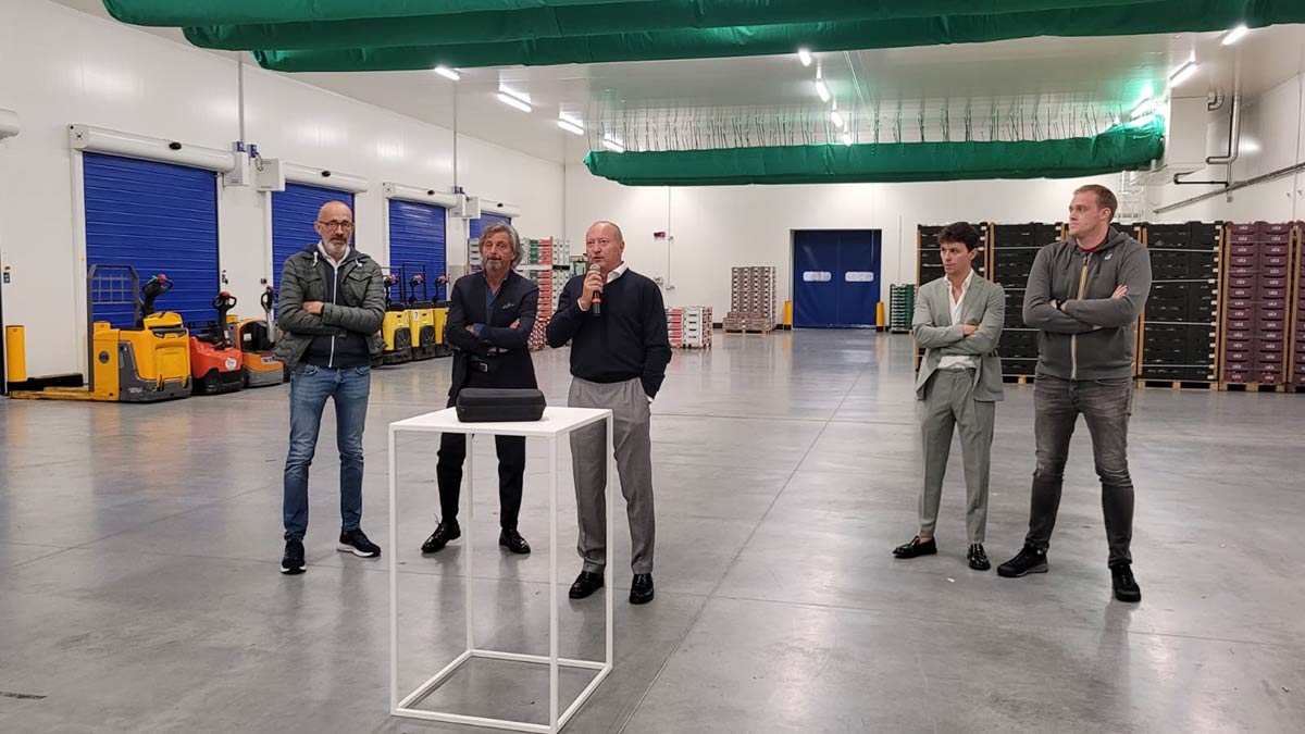 Cesare Ferrero (presidente e amministratore delegato di Sogemi) intervenuto all'inaugurazione